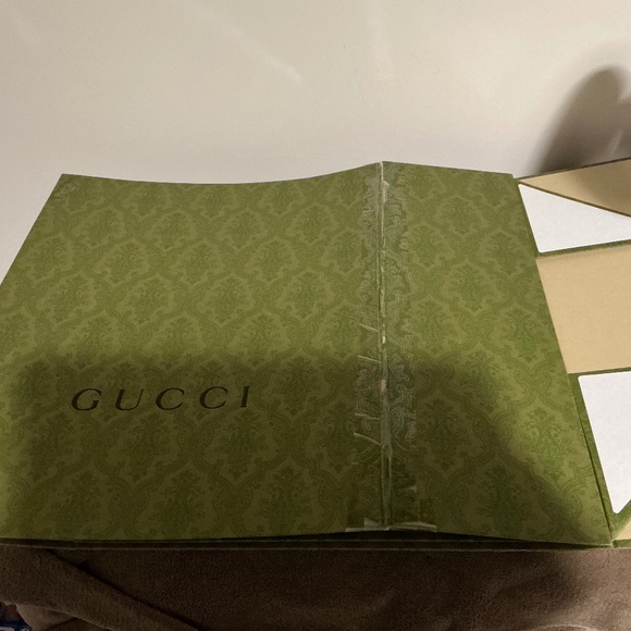 GUCCI blue Calf TENNIS perforated GG Embossed leather 90-36 Belt Bag - Picture 3 of 13